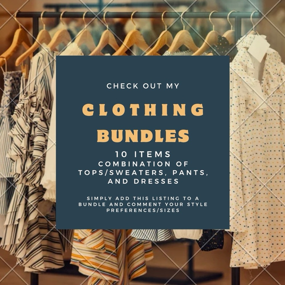 Personalized Clothing Bundles that Fit your Style!
